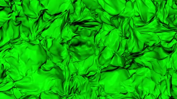 Superficie Móvil Abstracta Color Verde — Vídeos de Stock