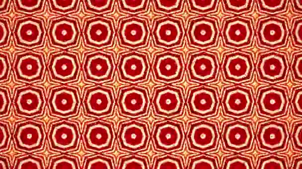 Abstracto Cambio Mosaico Rojo — Vídeos de Stock