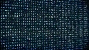 Soyut arka planda numaralarını değiştirme