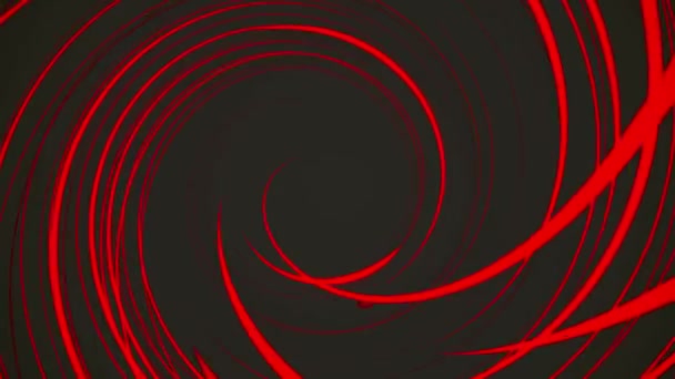 Rotating Lines Red Black — Stock Video