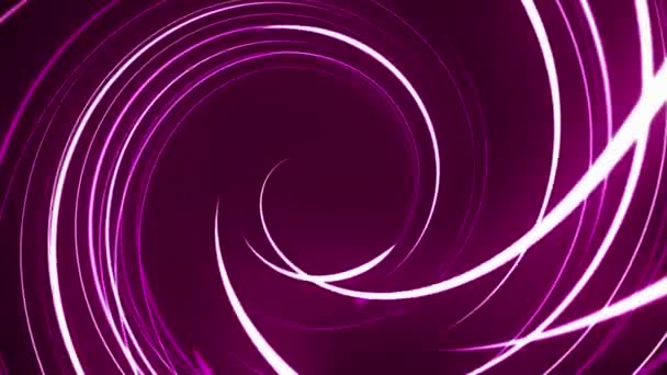 Вращающиеся Линии Фиолетового Цвета — стоковое видео