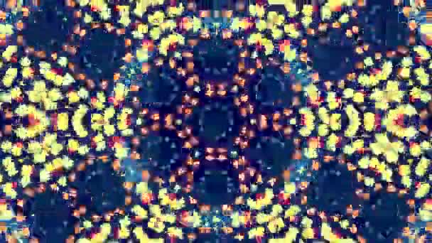 Streszczenie Kolorowe Mozaiki Tle — Wideo stockowe