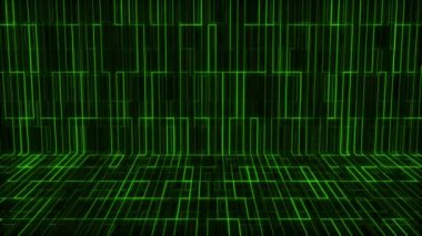 Soyut kılavuzunda yeşil renk değiştirme