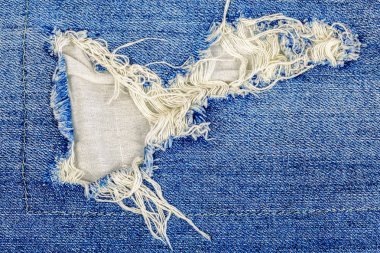 Denim elbise cepleri yakın