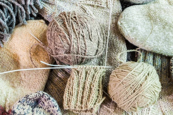 Yarn Wool Socks Close — Stock Photo, Image
