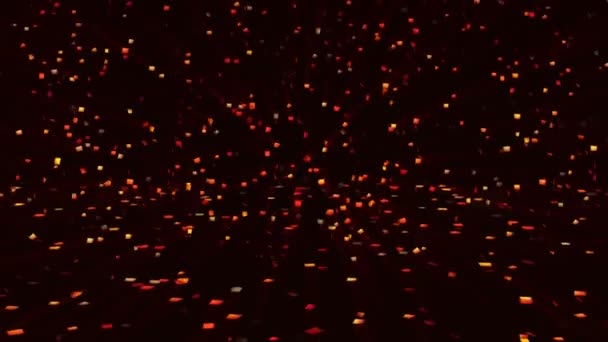 Fond Abstrait Particules Lumineuses — Video