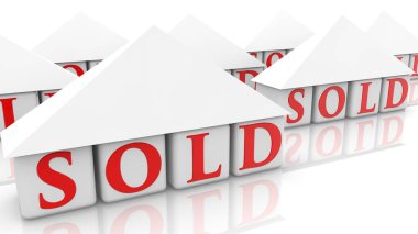 Satılan konsept ve beyaz çatılar ile Beyaz Küpler