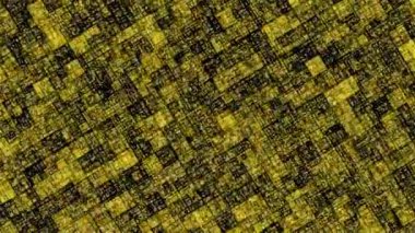 Yanıp sönen ışıkla sarı soyut arka plan