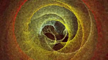 Sarı ve kırmızı renklerde soyut çevrelerin arka planı