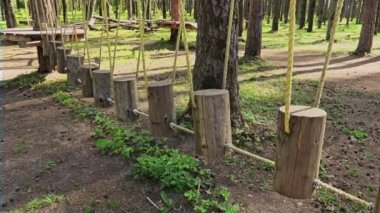 Engelli halat parkı. Aşırı dinlenme ve yaz aktiviteleri konsepti