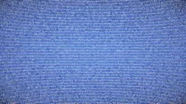 Abstract Blue Screen Noise — Stock Video