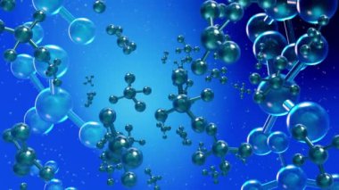 Dönen Moleküllerin Arkaplanı ya da Mavi Atomlar