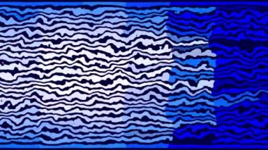 Mavi ve beyaz olarak hareket eden çizgilerin soyut arkaplanı 