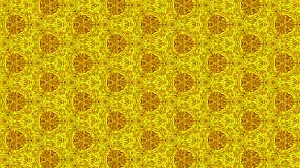 Abstract Mosaic Yellow Color — Stock Video