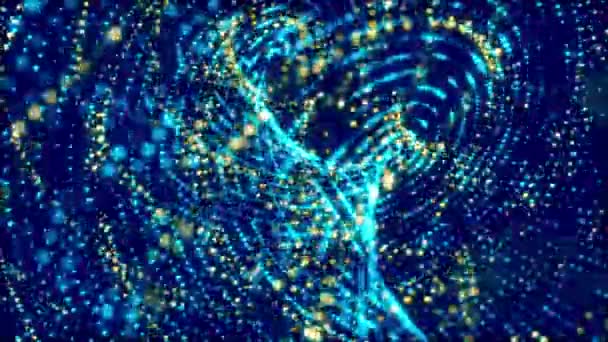 Résumé fond lumineux en bleu