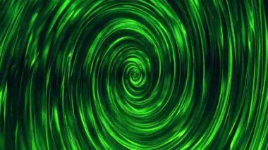 Soyut dönen yeşil spiral arkaplan