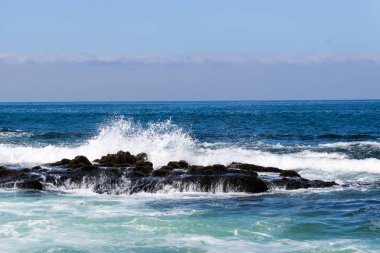 Veri noktası, California buzlu çökmesini dalgaları ile Pasifik Okyanusu