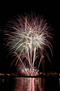 havai fişek ışıkları renk seyahat