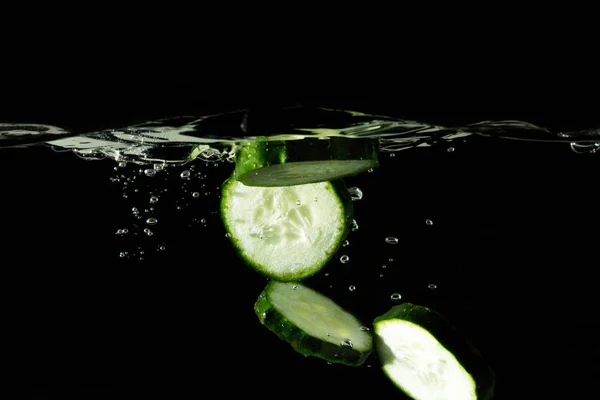 cucumber black water splash