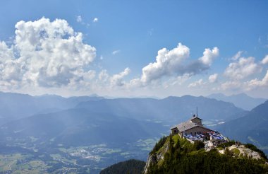 Kehlsteinhaus, Almanya Eagle's Nest Obersalzberg yukarıda