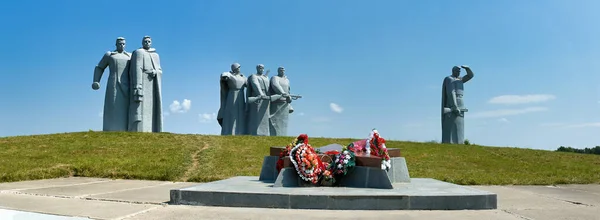 Dubosekovo Rusia Julio 2006 Panorama Del Monumento Los Héroes Panfilov — Foto de Stock