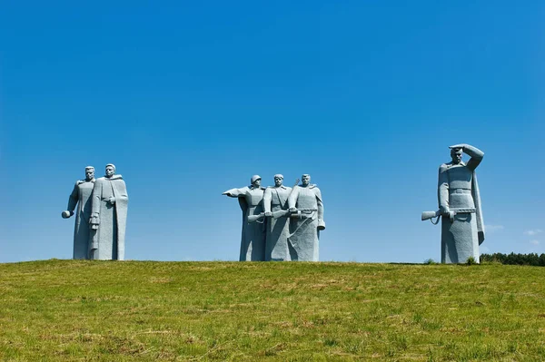 Dubosekovo Rusia Julio 2006 Monumento Los Héroes Panfilov Lugar Batalla — Foto de Stock