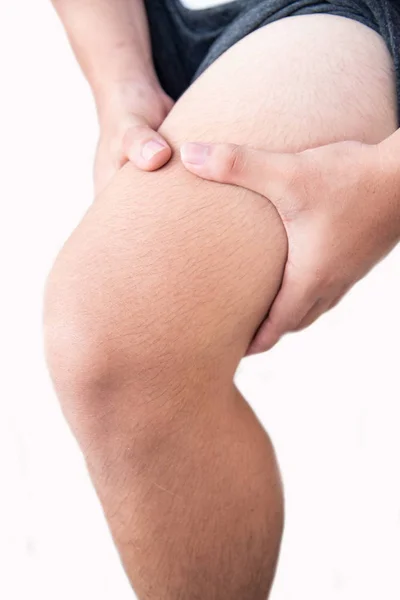 Lesão no joelho — Fotografia de Stock