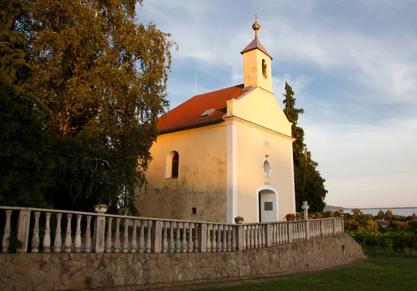 Pequeña Iglesia Las Tierras Altas Balaton Badacsony Hungría —  Fotos de Stock