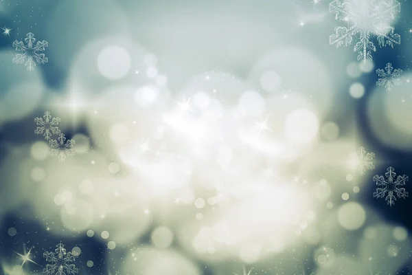 Abstrakte Weihnachtshintergrund Mit Weihnachtsbeleuchtung Und Kopierraum Magische Bokeh Glitzern Mit — Stockfoto