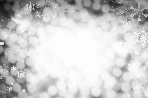 Fondo Abstracto Navidad Con Luces Navideñas Espacio Copia Brillo Mágico —  Fotos de Stock