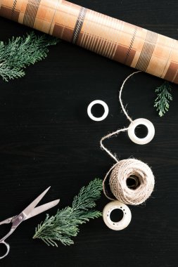 renkli Noel ışıkları - arka plan