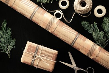 renkli Noel ışıkları - arka plan