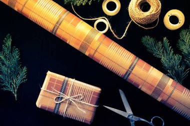 renkli Noel ışıkları - arka plan