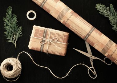 renkli Noel ışıkları - arka plan