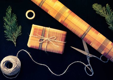 renkli Noel ışıkları - arka plan