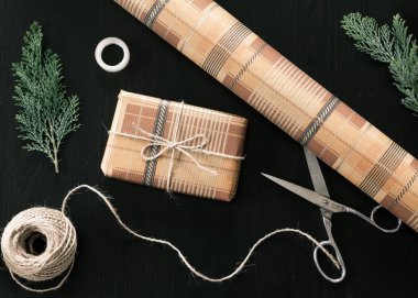 renkli Noel ışıkları - arka plan