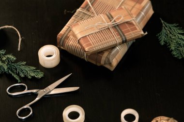 renkli Noel ışıkları - arka plan