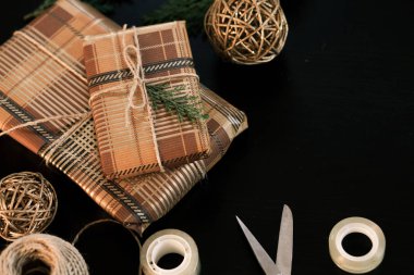 renkli Noel ışıkları - arka plan