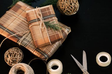 renkli Noel ışıkları - arka plan