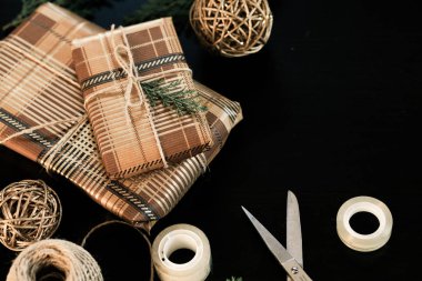 renkli Noel ışıkları - arka plan