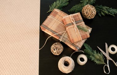 renkli Noel ışıkları - arka plan