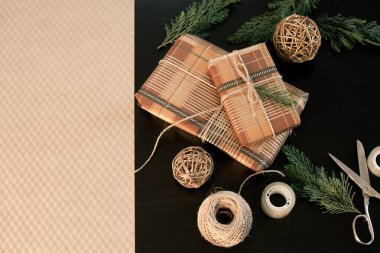 renkli Noel ışıkları - arka plan