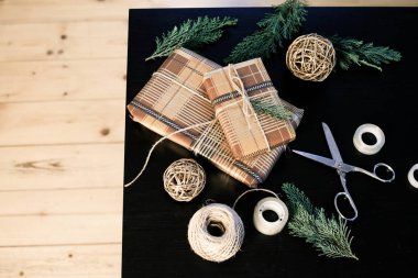 renkli Noel ışıkları - arka plan