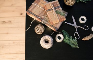 renkli Noel ışıkları - arka plan