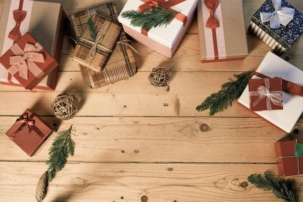 Bunte Weihnachtsbeleuchtung Abstrakter Hintergrund — Stockfoto