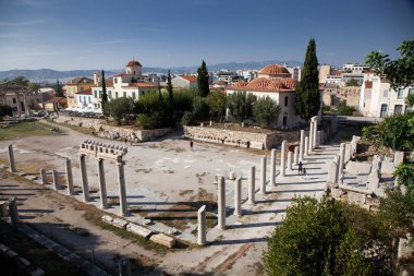 the roman agora   Athens  Greece clipart