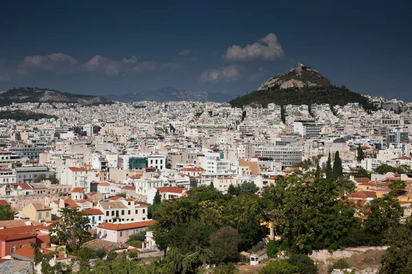 Gród Athens Lycabettus Hill Tle — Zdjęcie stockowe