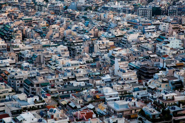 Luchtfoto Uitzicht Athene Vanaf Lycabettus Hill — Stockfoto