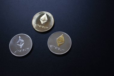 Kripto para birimleri kavramı - bitcoin, litekoin, ethereum