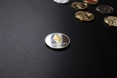 Kripto para birimleri kavramı - bitcoin, litekoin, ethereum